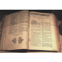 A Vizsolyi Biblia, Vizsolyban.JPG<>A vizsolyi református biblia volt az első teljes, magyar nyelvre lefordított Biblia